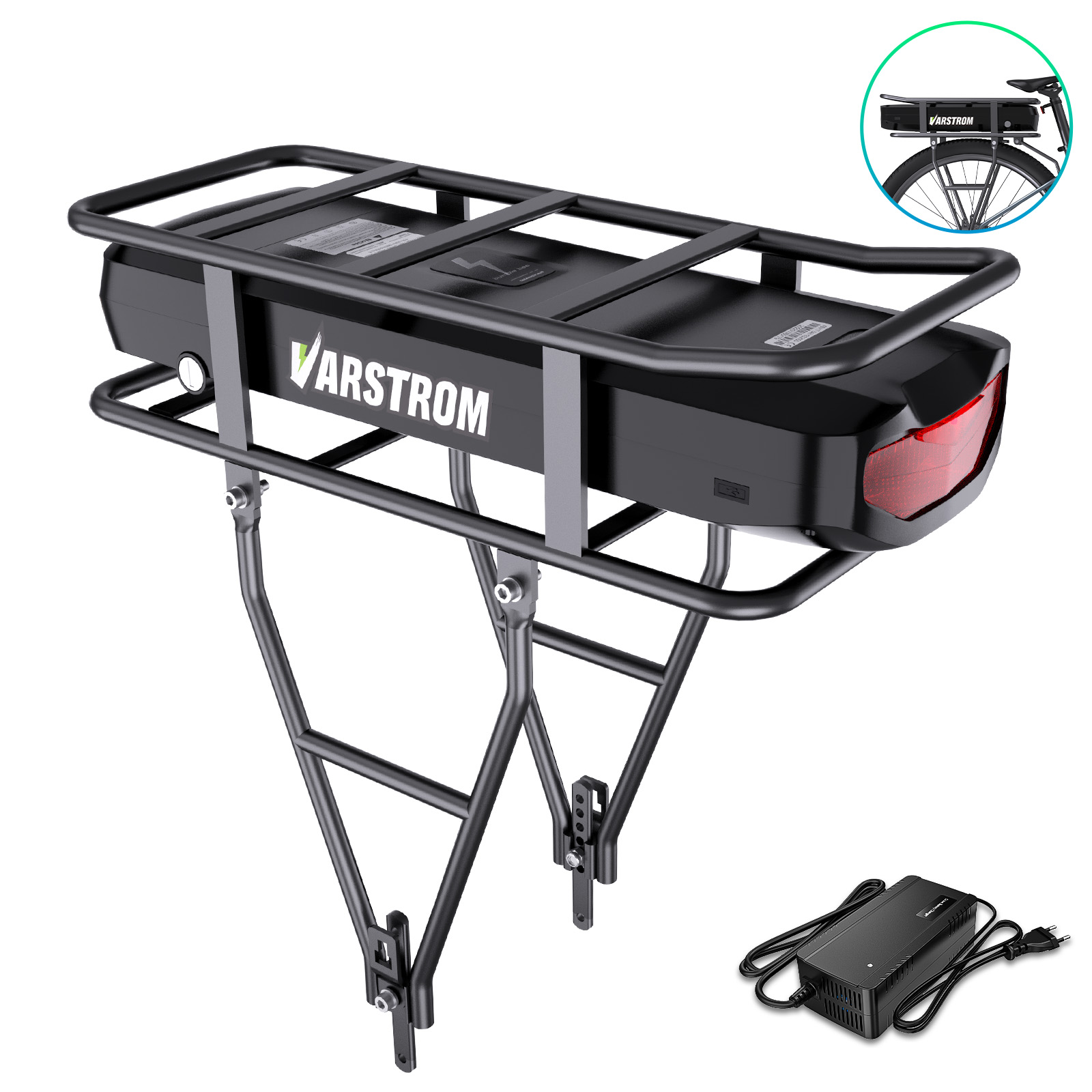 Ebike Battery 48V 20Ah Hailong - دراجة كهربائية رف بطارية 52 فولت