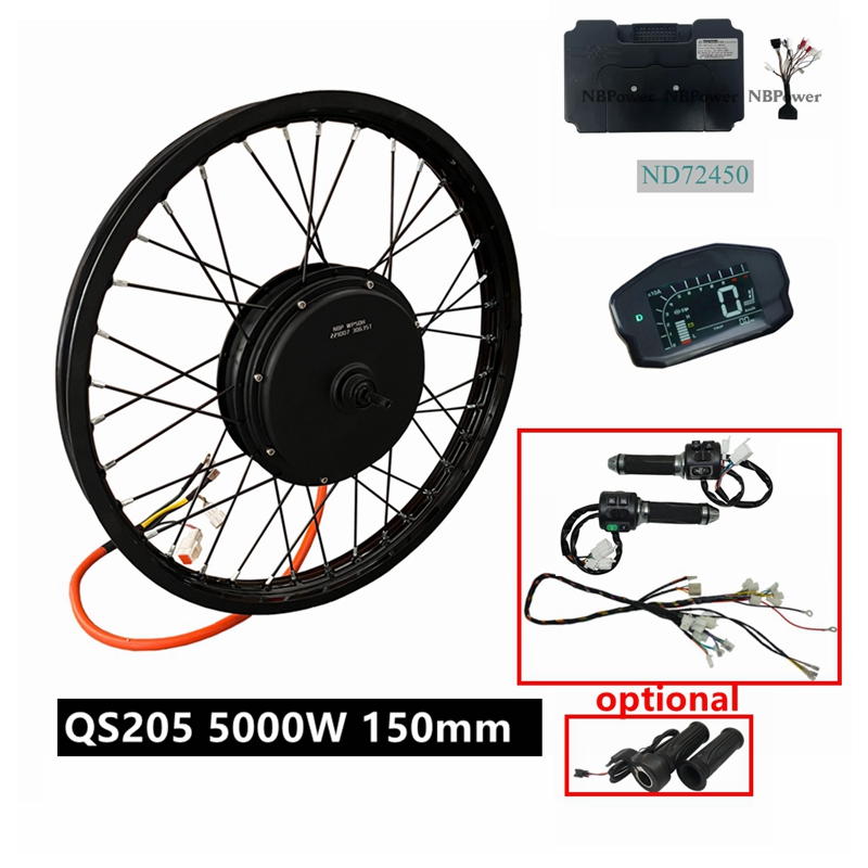 Ebike Conversion Kit 72V 3000W - طقم دراجة كهربائية NBpower/QS205 V3 بقوة