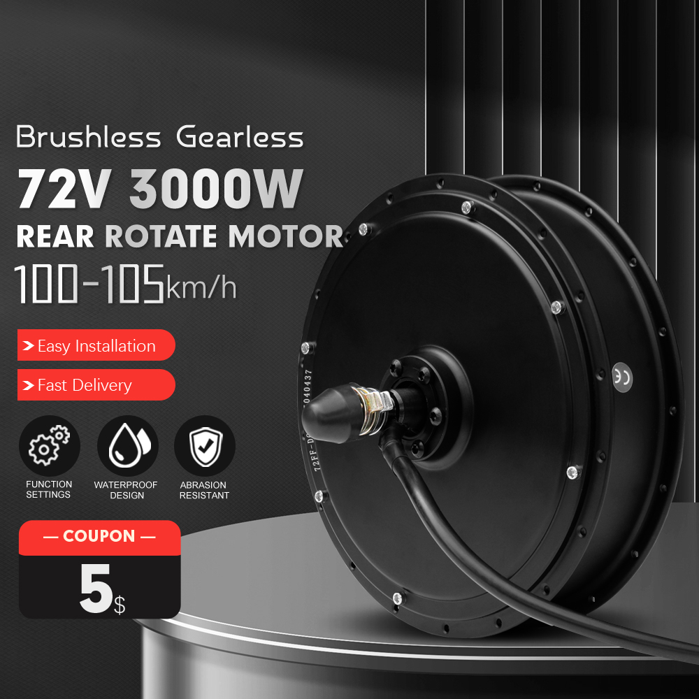 Ebike Conversion Kit 72V 3000W - محرك دراجة كهربائية 72 فولت 3000