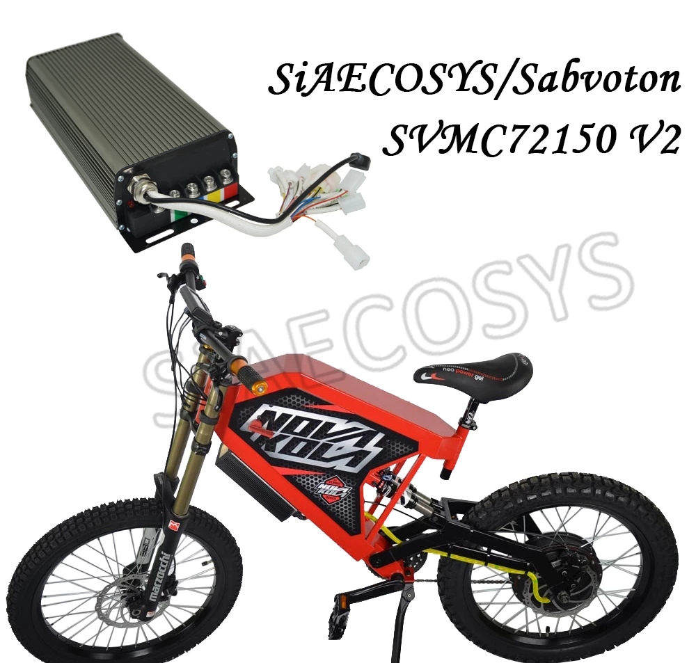 شحن مجاني SVMC72150 V2 72 فولت - مراجعة Bldc Controller 72V 150A Sabvoton وسعره