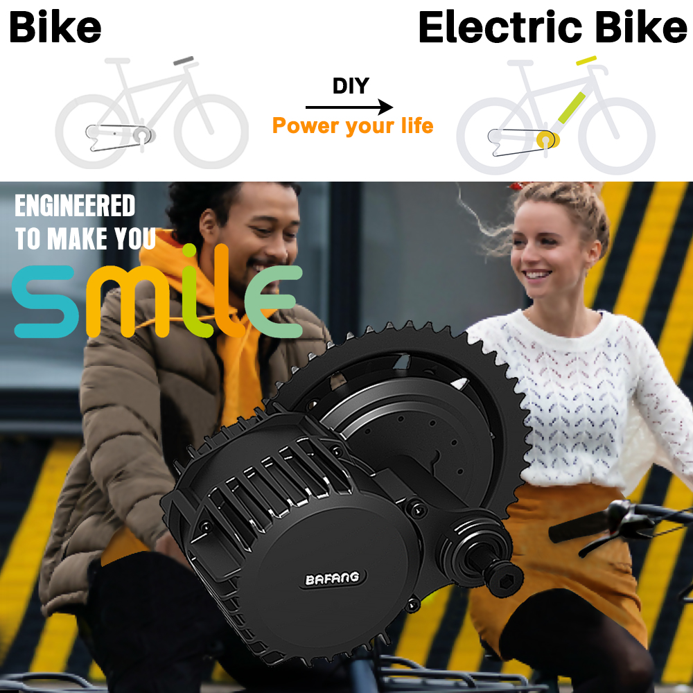 Bafang G320 48 فولت 52 فولت 10 - مراجعة Mid Drive Motor Kit 52V 1000W وسعره
