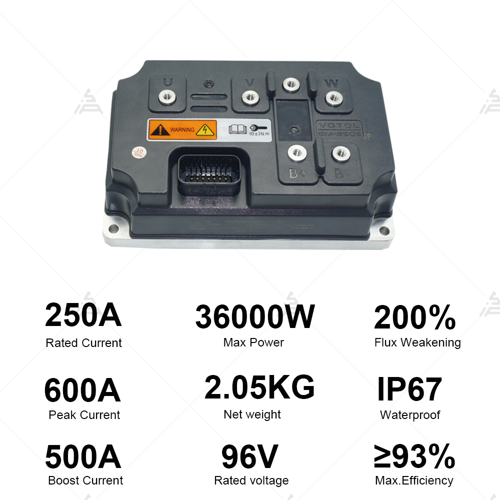 وحدة تحكم محرك BLDC عالية الطا - مراجعة Programmable Bldc Motor Controller 96V وسعره