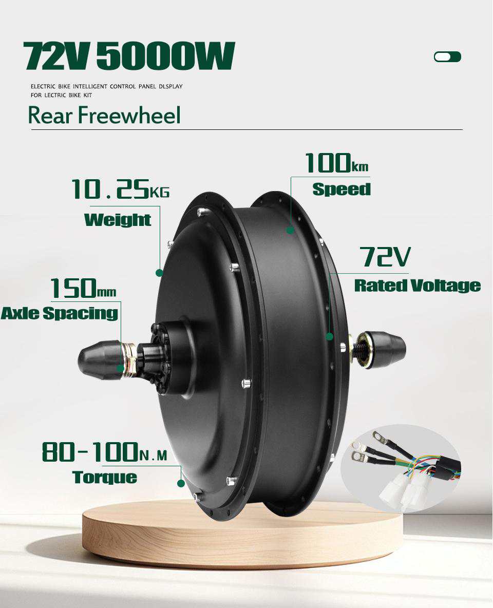 طقم تحويل الدراجة الكهربائية ا - مراجعة Ebike Conversion Kit 72V 3000W وسعره