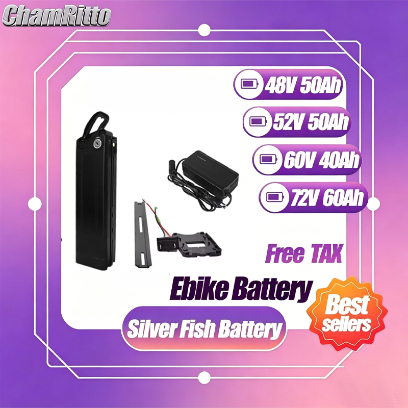 دراجة كهربائية 48 فولت، بطارية - مراجعة Electric Bicycle Battery 72V 30Ah وسعره