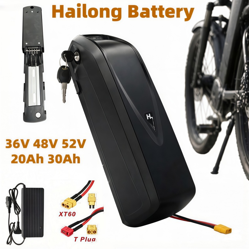 بطارية دراجة كهربائية متعددة ا - مراجعة Ebike Battery 48V 20Ah Hailong وسعره
