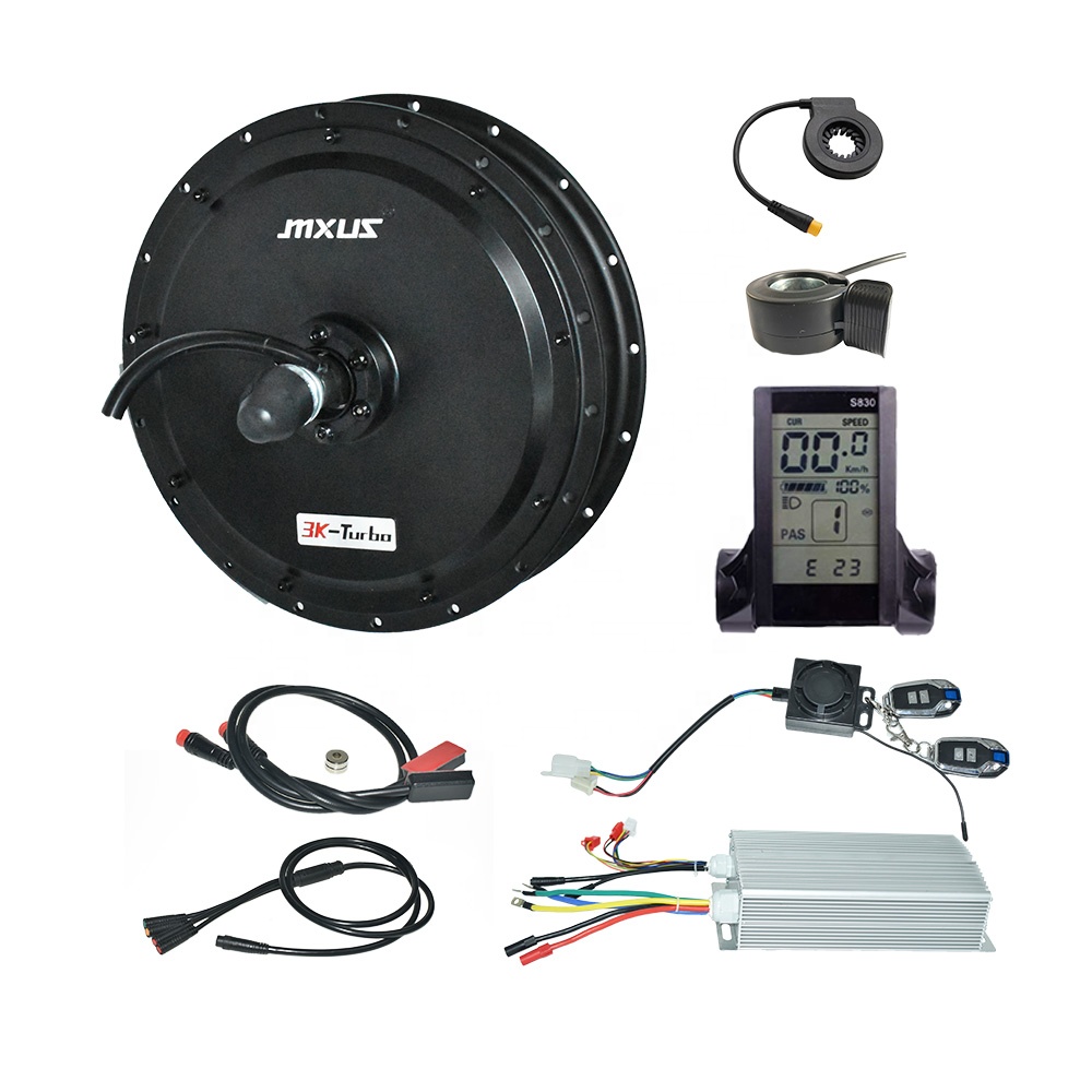 MXUS دراجة كهربائية 135 مللي م - مراجعة Ebike Conversion Kit 72V 3000W وسعره