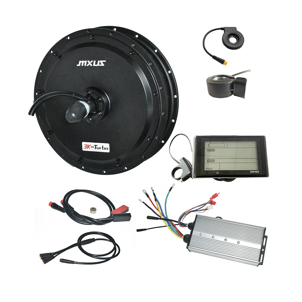 MXUS دراجة كهربائية 135 مللي م - مراجعة Ebike Conversion Kit 72V 3000W وسعره