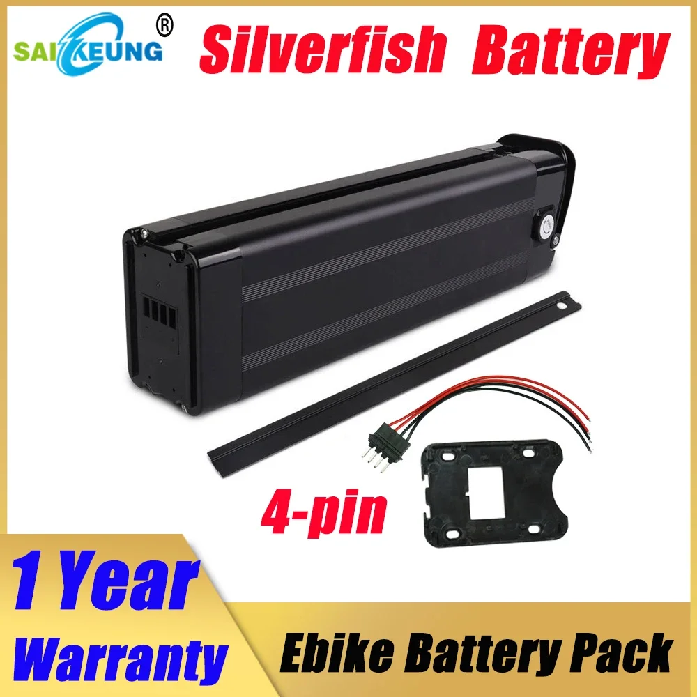 دراجة كهربائية SilverFish 48v  - مراجعة Ebike Battery 48V 20Ah Hailong وسعره