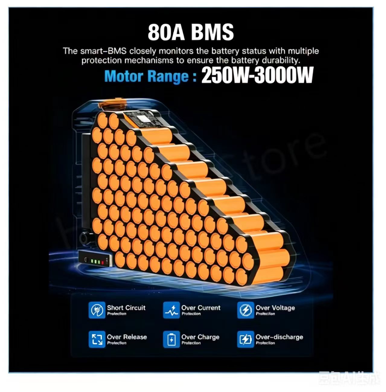 دراجة كهربائية ببطاريات 36 فول - مراجعة Electric Bicycle Battery 72V 30Ah وسعره