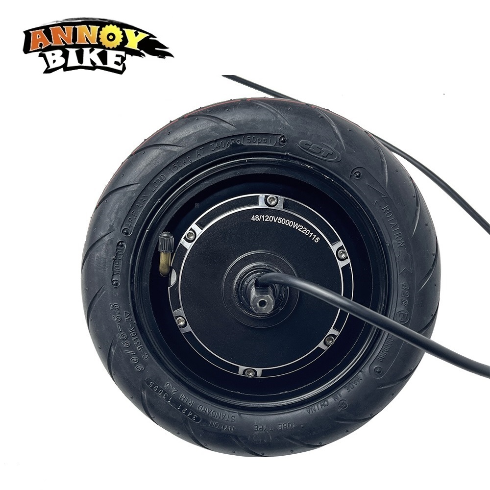 5000 واط 60H محور المحرك فراغ  - مراجعة 72V 5000W Hub Motor Kit وسعره