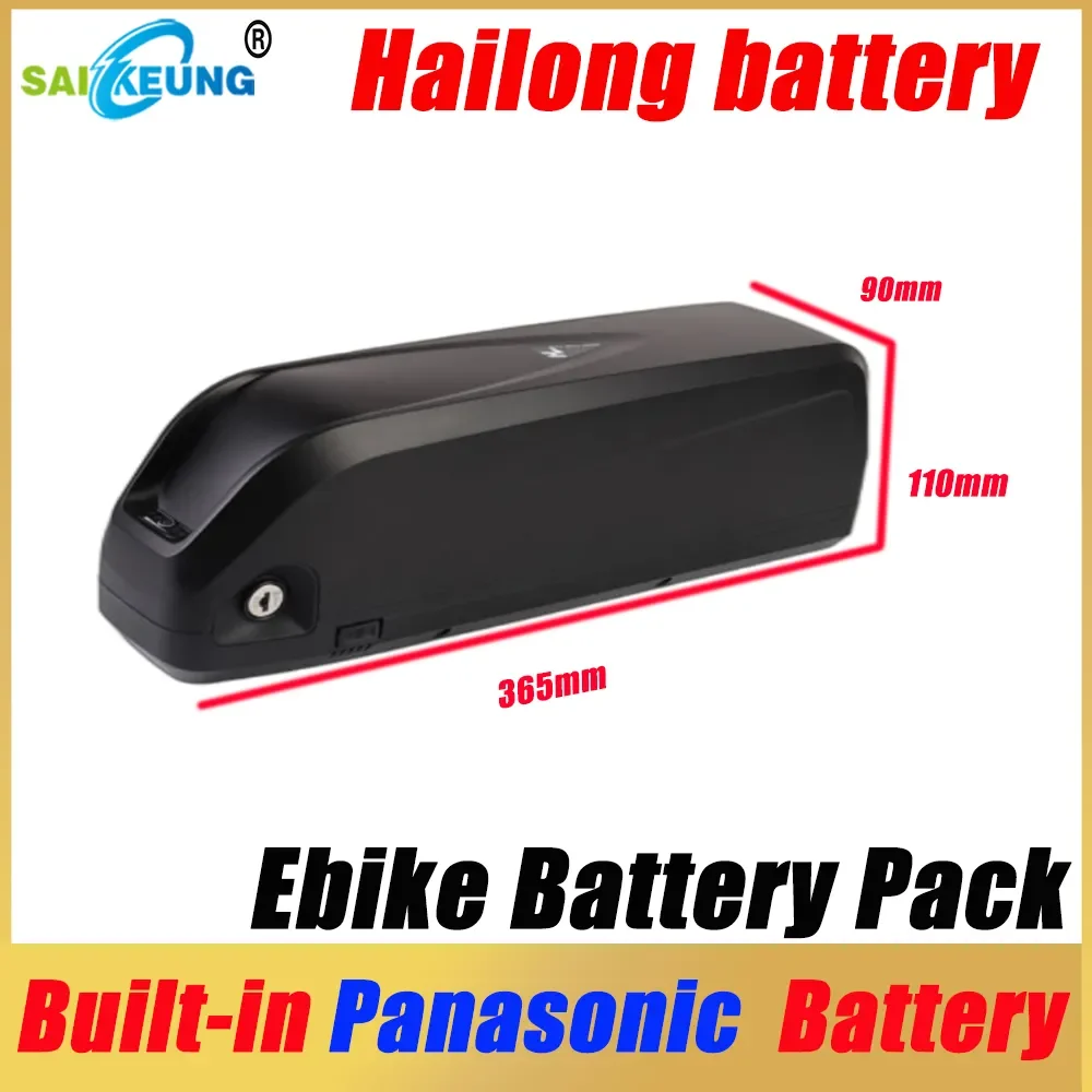 الأصلي 48V 52V 20AH 60V Ebike  - مراجعة Ebike Battery 48V 20Ah Hailong وسعره