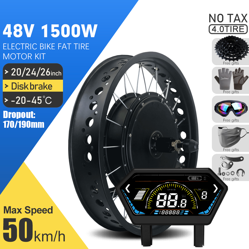طقم دراجة كهربائية للثلج 48 فو - مراجعة Ebike Conversion Kit 72V 3000W وسعره