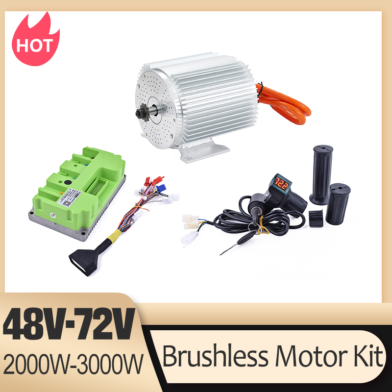 طقم تحويل محرك كهربائي 3000 وا - مراجعة Ebike Conversion Kit 72V 3000W وسعره