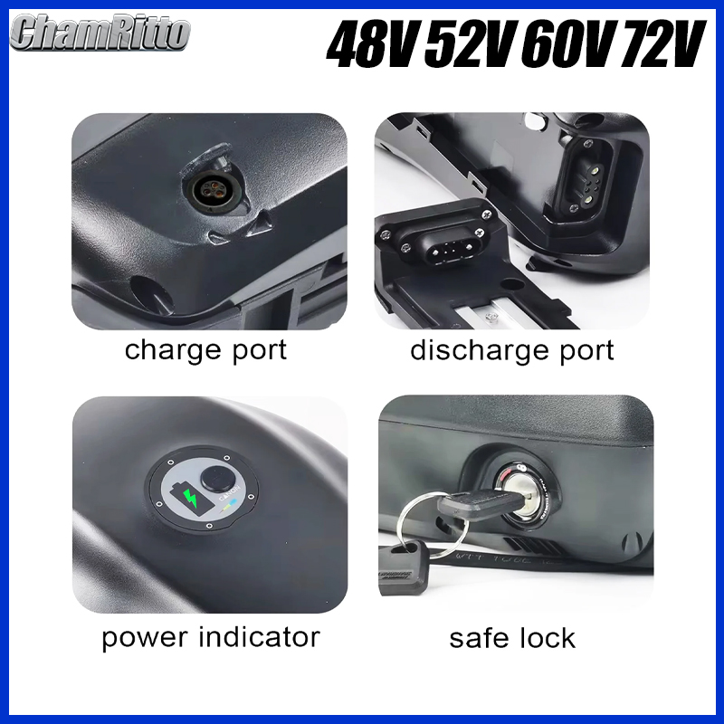 بطارية دراجة كهربائية 48 فولت  - مراجعة Electric Bicycle Battery 72V 30Ah وسعره