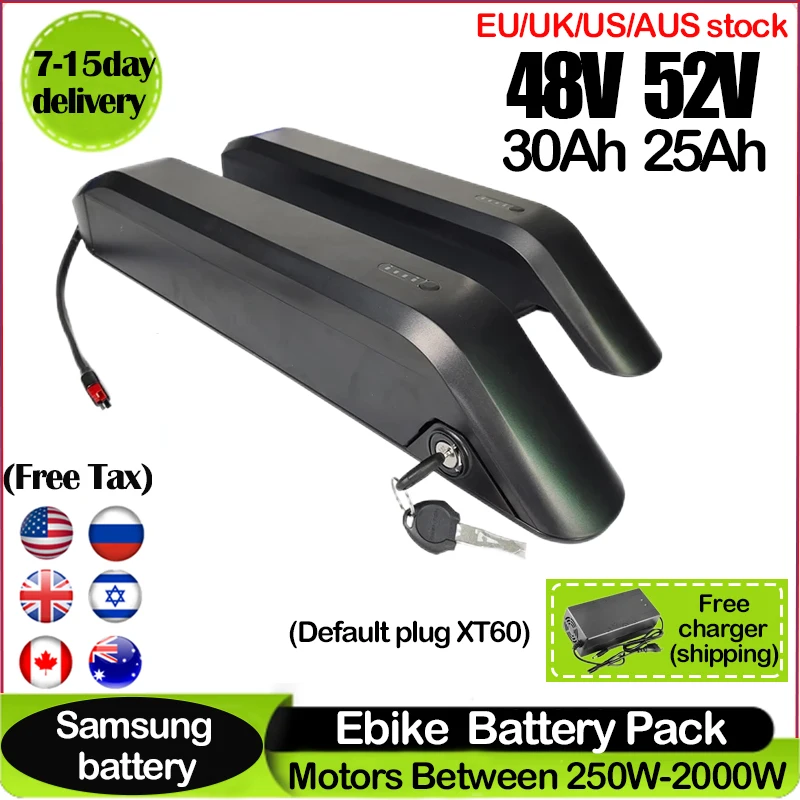 بطارية دراجة كهربائية أصلية 18 - مراجعة Ebike Battery 48V 20Ah Hailong وسعره