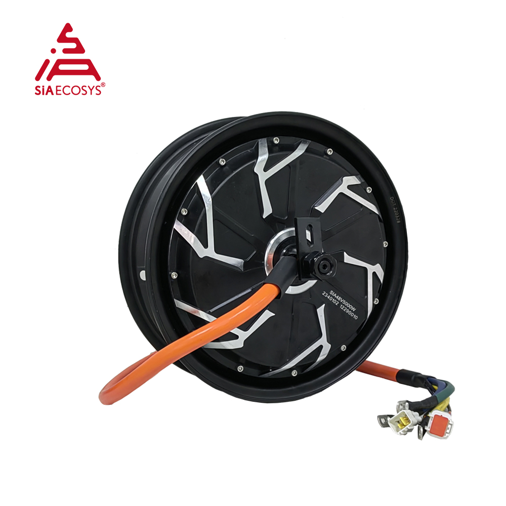 QS موتور 12*3.5 بوصة 5000 واط  - مراجعة 72V 5000W Hub Motor Kit وسعره
