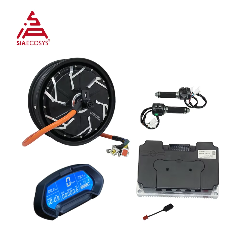 QS موتور 12*3.5 بوصة 5000 واط  - مراجعة 72V 5000W Hub Motor Kit وسعره