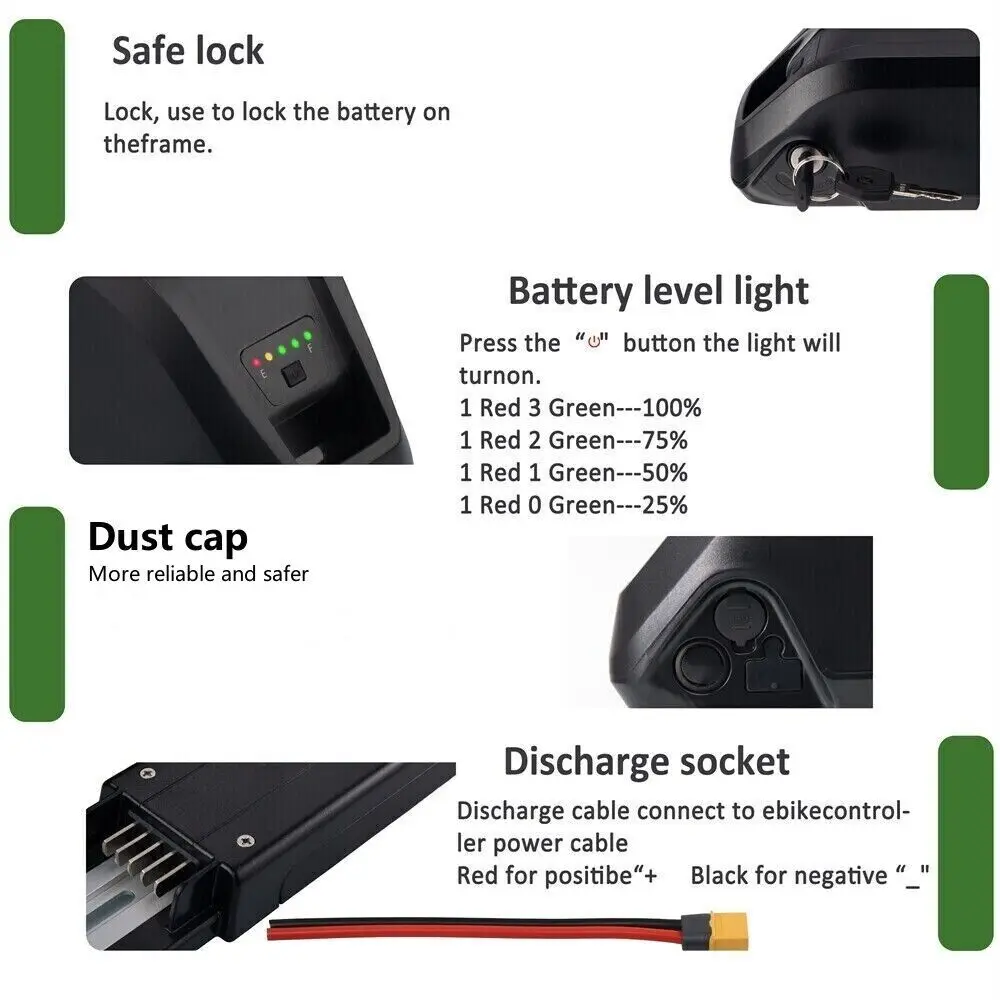 بطارية دراجة كهربائية هايلونج  - مراجعة Ebike Battery 48V 20Ah Hailong وسعره